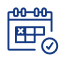 Clinical trial solution benefit icon