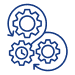 Recruitment workflow gap icon